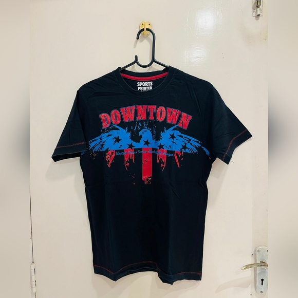 Other - Black sports printed tee